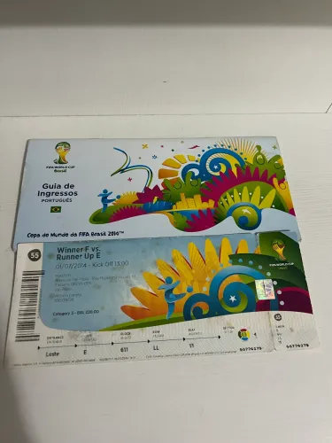 Ingresso Usado Copa do Mundo Fifa 2014 Brazil Jogo 55 Argentina Vs Suiça