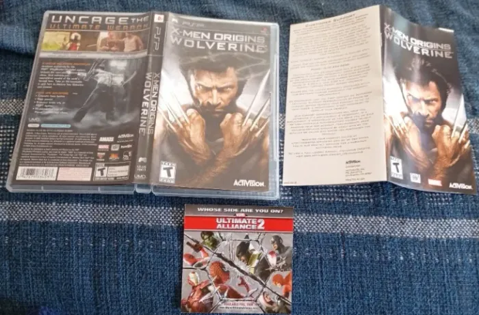 Jogo UMD PSP Completo X-Men Origins Wolverine Original