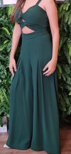 Macacão verde Lenita