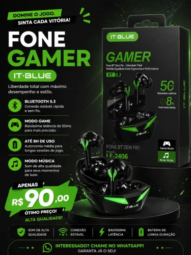 Fone gamer