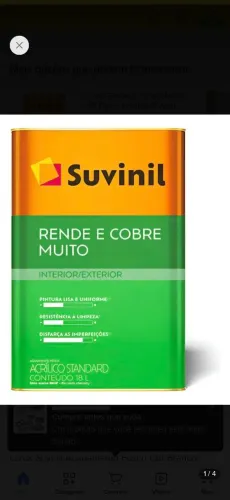 TINTA SUVINIL 18 LTS BRANCO NEVE