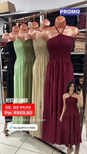 VESTIDO DIA A DIA VERDE TAMANHO UNICO 38 ao 42