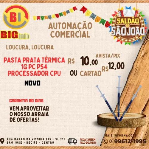 Pastas Térmicas Halnziye HY510 Cinza 1g Prata resfriamento CPU