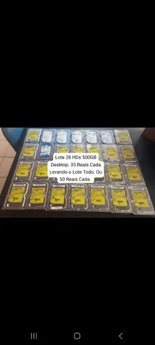 Lote HDs 500GB 
