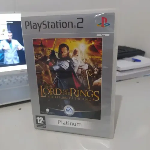 O senhor dos anéis retorno do rei PS2 Original Mídia Física Europeu em Português