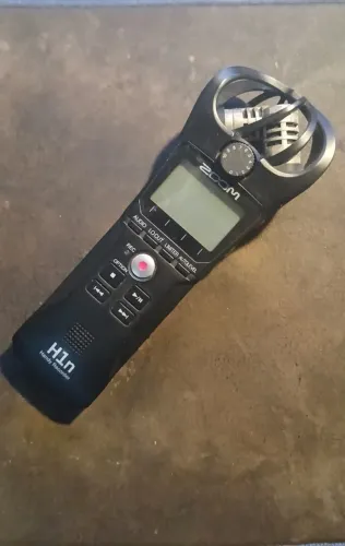 Microfone Gravador zoom H1n portátil