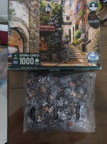 Quebra cabeça 1000 peças Vielas Francesas