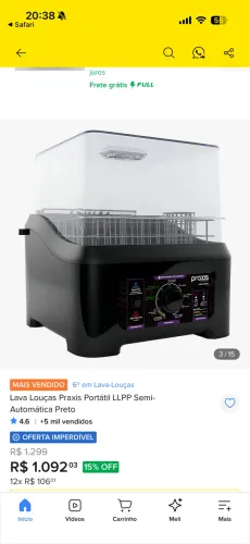 Lava Louças Portátil Práxis
