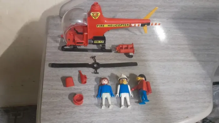 Helicoptero bombeiros Playmobil
