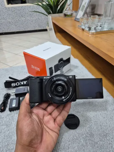 Câmera Sony Alpha Zv-e10, Nova, Mirrorless profissional