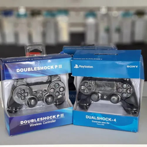 Controle PS4 ps3 Pc tv celular bluetooth - entrega em slz e região
