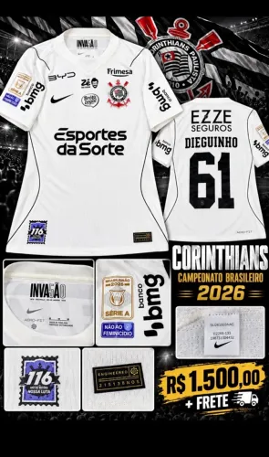 Camisa oficial do Corinthians