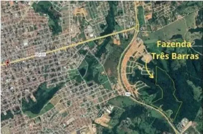 Fazenda Três Barras - Zona Rural, Município de Mineiros - GO.