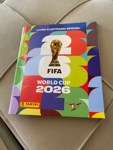 Álbum de figurinhas copa 2026, com 313 figurinhas