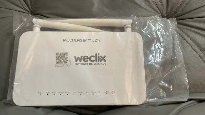 Aparelho roteador de Wi-Fi
