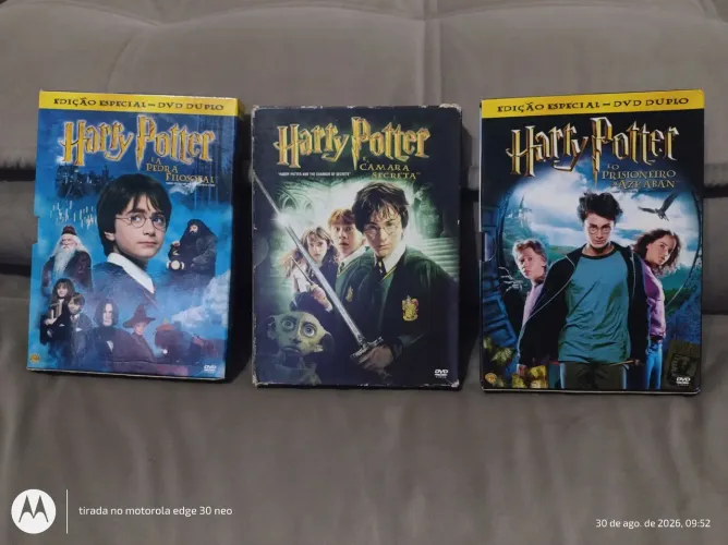 Harry Potter 1,2 e 3 em perfeitos estados