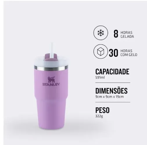 Copo STANLEY ORIGINAL- copo Quencher H2.O Flowstate 591 ml 