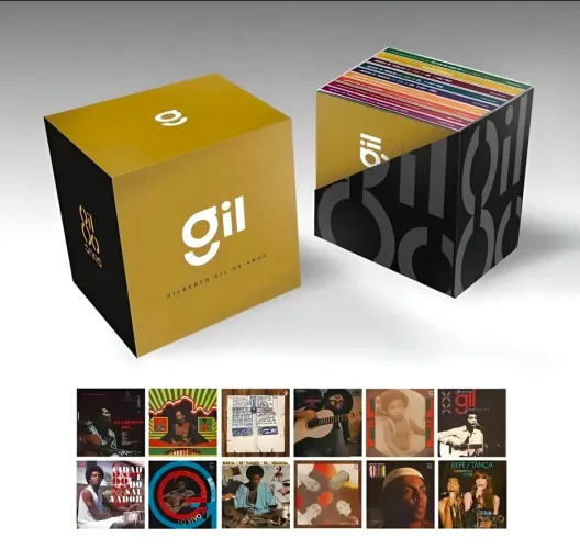 BOX CDS Gilberto Gil Edição Comemorativa 80 anos 12 CDs Novo Lacrado