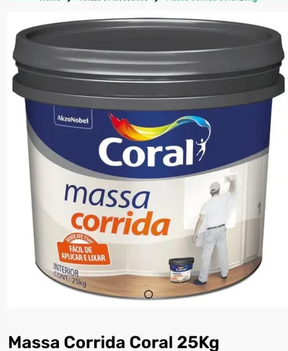Massa da coral de 25kl