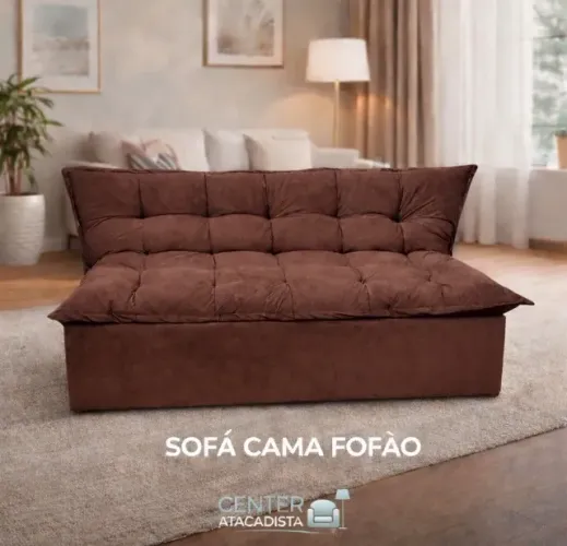 Sofá Cama Marrom