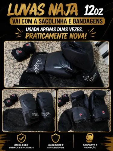 Luvas muay thai 12oz