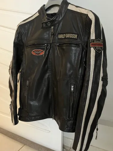 Jaqueta Harley Davidson em couro TAM M
