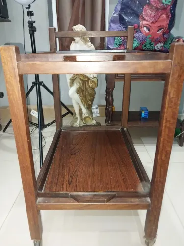 Carrinho de chá madeira maciça