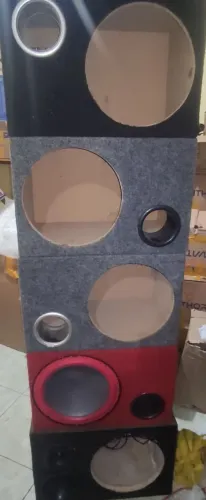 Caixa subwoofer para som automotivo 