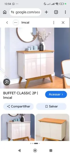 Armário de cozinha. Buffet Canelado.