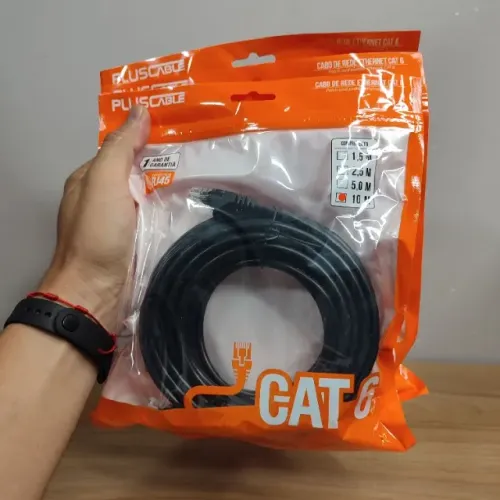 Cabo de Rede CAT.6 Ultra Rápido 2.5/5/10M