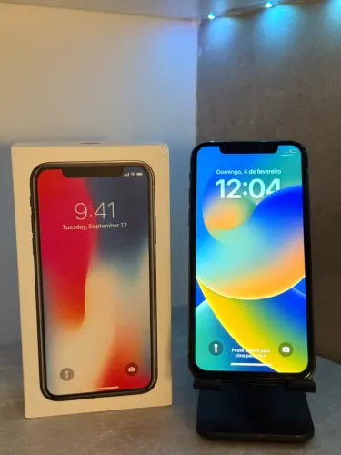 iPhone X 256GB Preto | 256GB | Face ID OK |