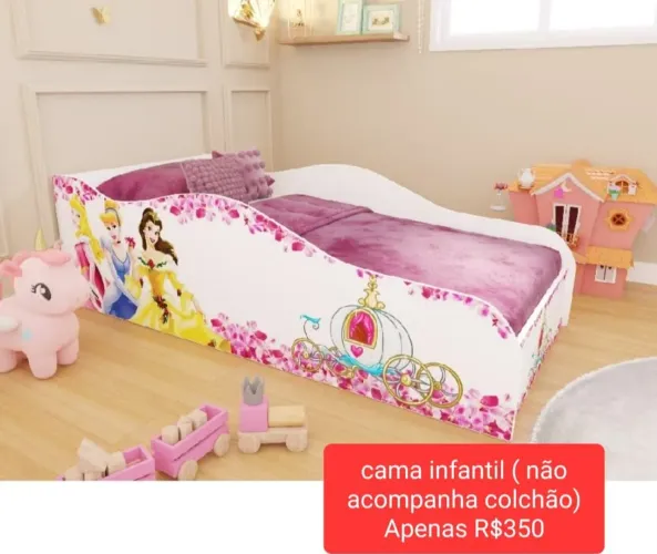 Cama das princesas infantil LACRADA