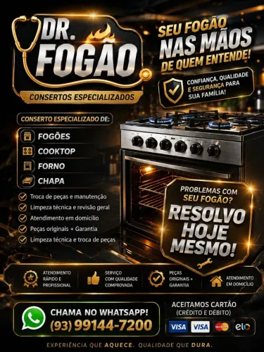 Conserto de fogão 