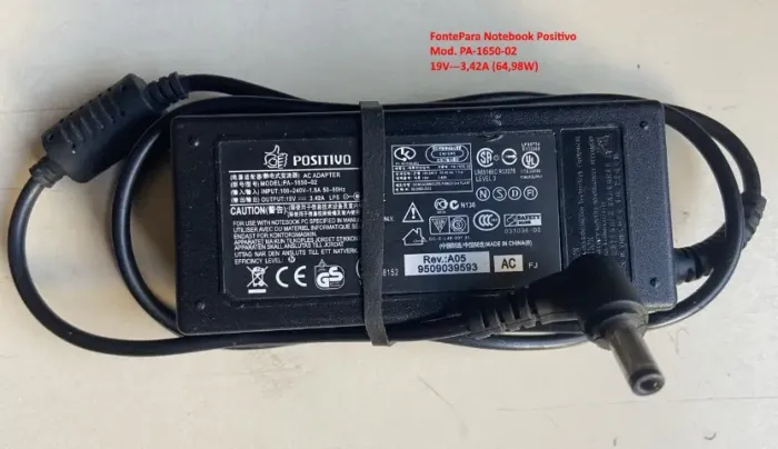 Fonte para notebook Positivo Mod. PA-1650-02