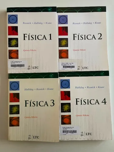 Coleção Completa Física Halliday Resnick Krane (Vols 1 Ao 4) - 5ª Edição LTC