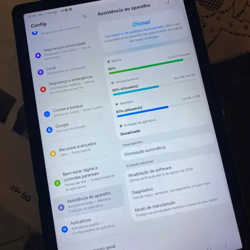 Samsung tab A9+ Plus