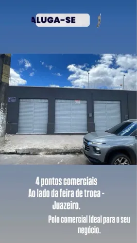 Alugam se lojas em frente à feira do troca 