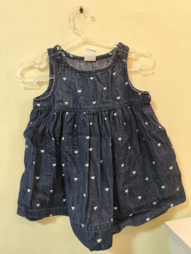 Vestido jeans baby gap 0-3 meses
