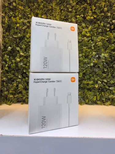 Carregador Xiaomi 120W HyperCharge Original - Carga Ultrarrápida com Cabo Incluso