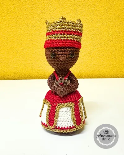 Amigurumi Crochê Xangô - Orixás Umbanda