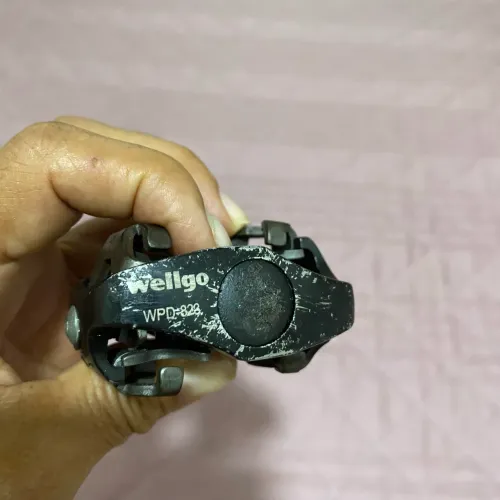 Pedal Clip MTB Wellgo WPD-823 (Seminovo) + Tacos Novos na Embalagem