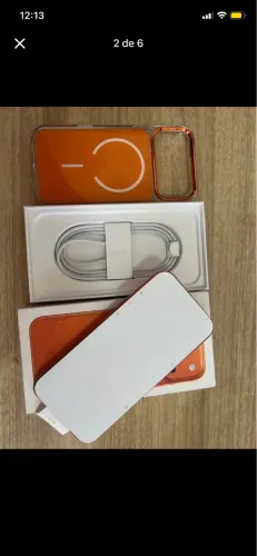 iPhone 17 pro Max laranja NOVO