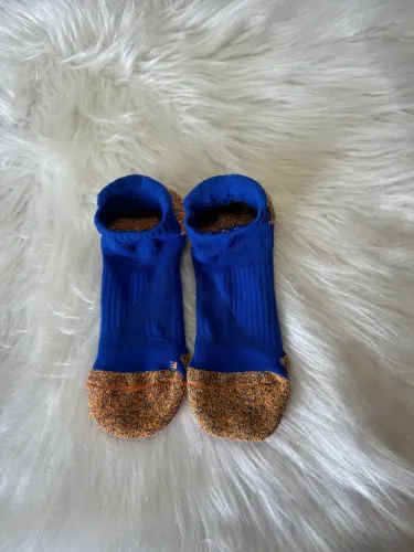 meia lupo azul e laranja tam 34-39