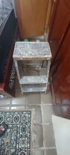 Escada de ferro 3 degraus e Escada de ferro 04 degraus