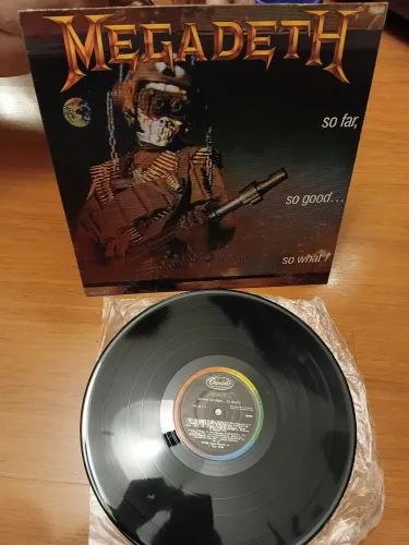 DISCO VINIL MEGADETH SO FAR, SO GOOD...SO WHAT!