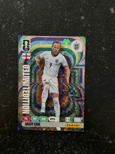 Card Limited Edition Harry Kane Adrenalyn XL Panini - Copa do Mundo 26