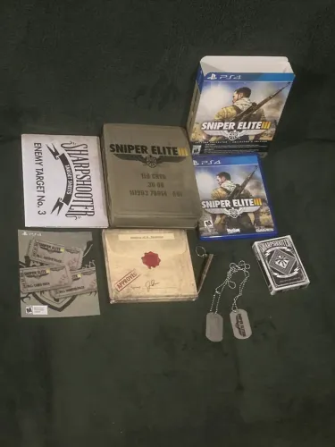 Jogo sniper elite 3 collector Edition Ps4