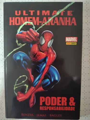 Marvel editora Panini Ultimato Homem-Aranha: Poder & Responsabilidade 196 páginas