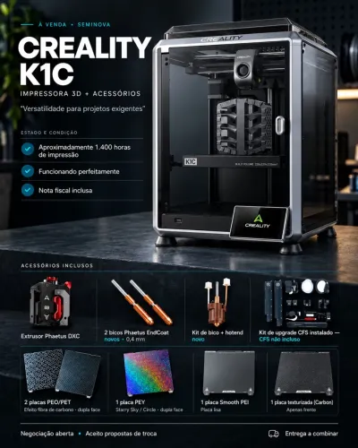 Impressora 3D CREALITY K1C