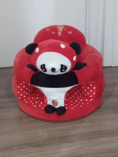 puff para manter postura com enchimento para bebê+ cadeirinha de descanso musicale